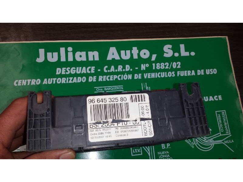 Recambio de caja reles / fusibles para citroen c2 audace referencia OEM IAM 9664532580 BSI 2004 P10 00 VALEO