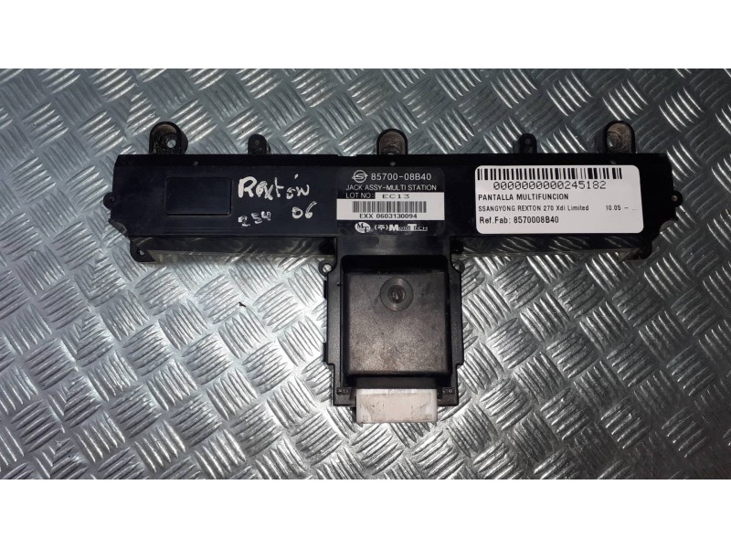 Recambio de pantalla multifuncion para ssangyong rexton 270 xdi limited referencia OEM IAM 8570008B40  