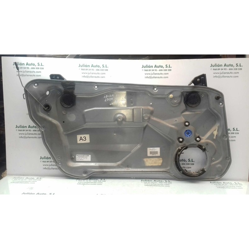 Recambio de elevalunas delantero izquierdo para seat ibiza (6l1) cool referencia OEM IAM 6L3837751K 6L3837755 ELECTRICO