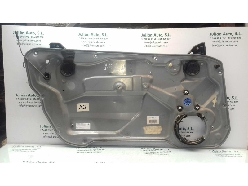Recambio de elevalunas delantero izquierdo para seat ibiza (6l1) cool referencia OEM IAM 6L3837751K 6L3837755 ELECTRICO