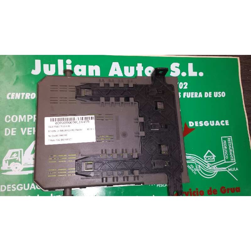 Recambio de caja reles / fusibles para citroen c5 berlina 2.0 hdi premier referencia OEM IAM 9637466180 BSI T01 00 98162200