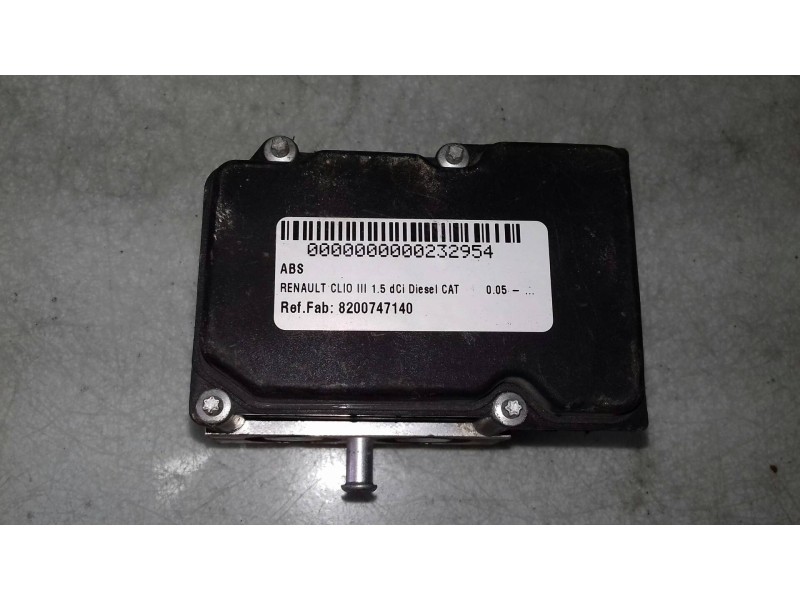 Recambio de abs para renault clio iii exception referencia OEM IAM 8200747140 0265800559 0265232077