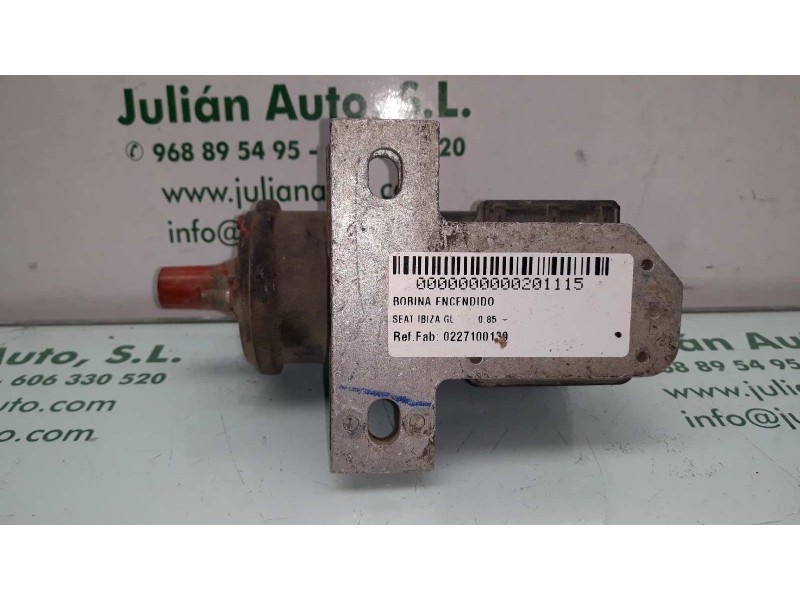 Recambio de bobina encendido para seat ibiza gl referencia OEM IAM 0227100139  BOSCH