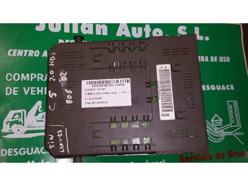 Recambio de caja reles / fusibles para citroen c5 break 2.0 hdi exclusive referencia OEM IAM 9648235680 BSI T02 01 