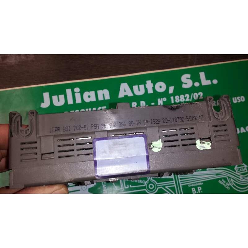 Recambio de caja reles / fusibles para citroen c5 break 2.0 hdi exclusive referencia OEM IAM 9648235680 BSI T02 01 