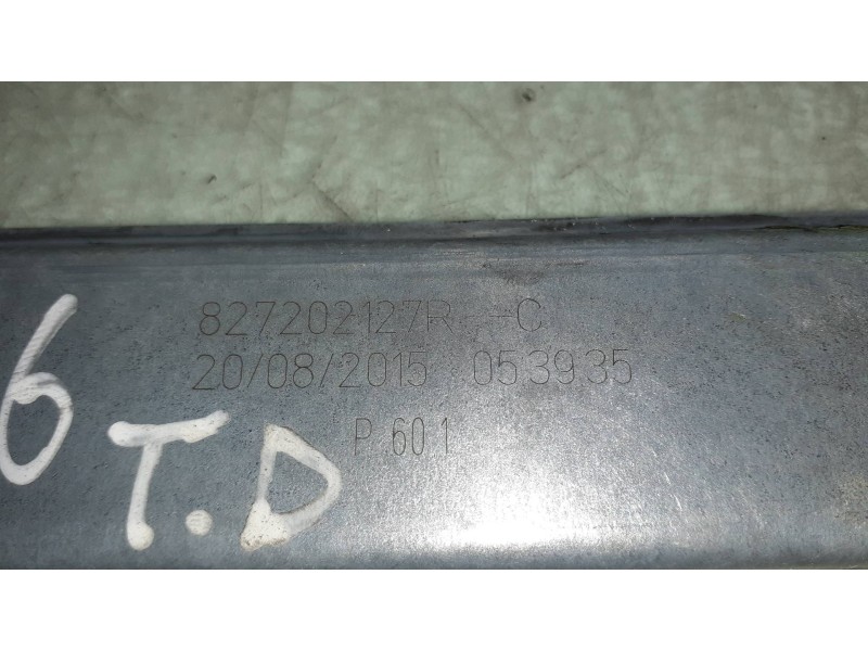 Recambio de elevalunas trasero derecho para dacia lodgy ambiance referencia OEM IAM 827202127RC 3R2234B ELECTRICO