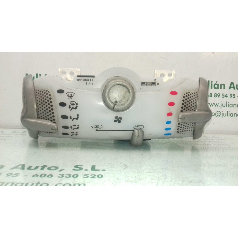 Recambio de mando calefaccion / aire acondicionado para peugeot 107 urban referencia OEM IAM 69617004 P69610010CC3M5M 