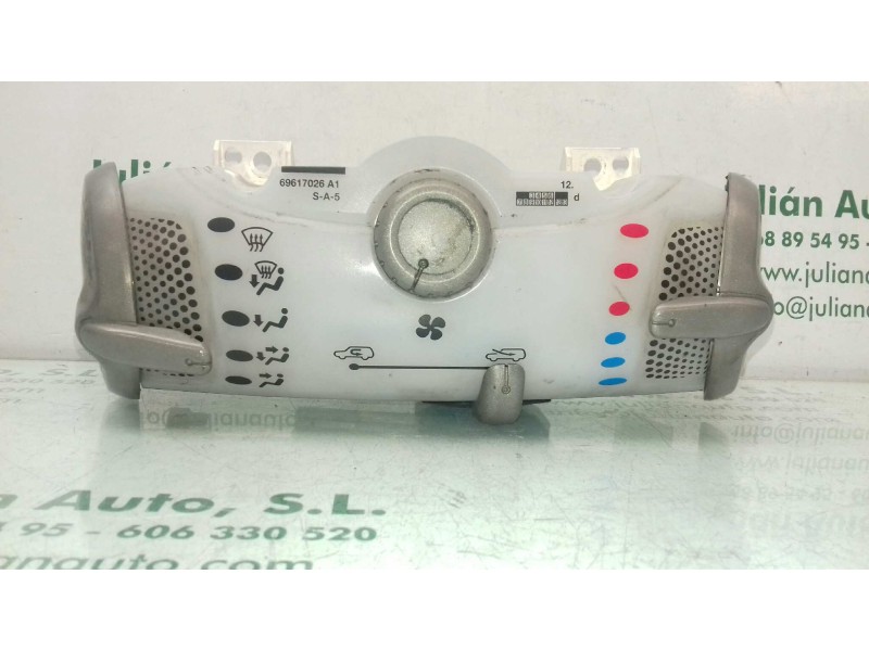 Recambio de mando calefaccion / aire acondicionado para peugeot 107 urban referencia OEM IAM 69617004 P69610010CC3M5M 