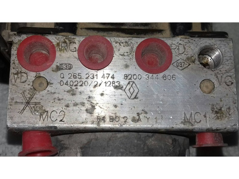 Recambio de abs para renault scenic ii 1.5 dci diesel referencia OEM IAM 8200344606 0265231474 0265800387 Recambio de abs para renault scenic ii 1.5 dci diesel referencia OEM IAM 8200344606 0265231474 0265800387