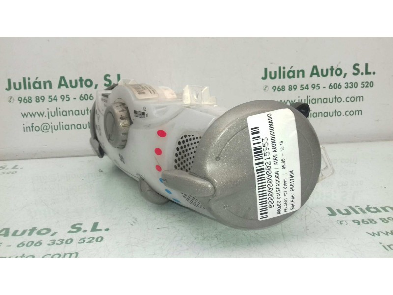 Recambio de mando calefaccion / aire acondicionado para peugeot 107 urban referencia OEM IAM 69617004 P69610010CC3M5M 