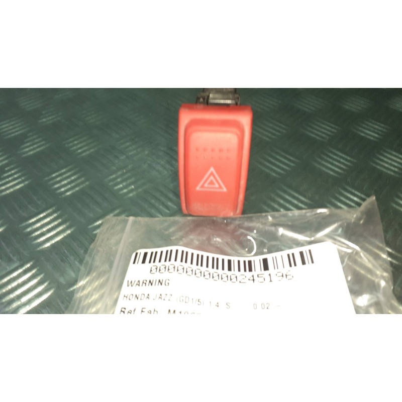 Recambio de warning para honda jazz (gd1/5) 1.4 s referencia OEM IAM M19620 M19155 CONECTOR 9 PINES