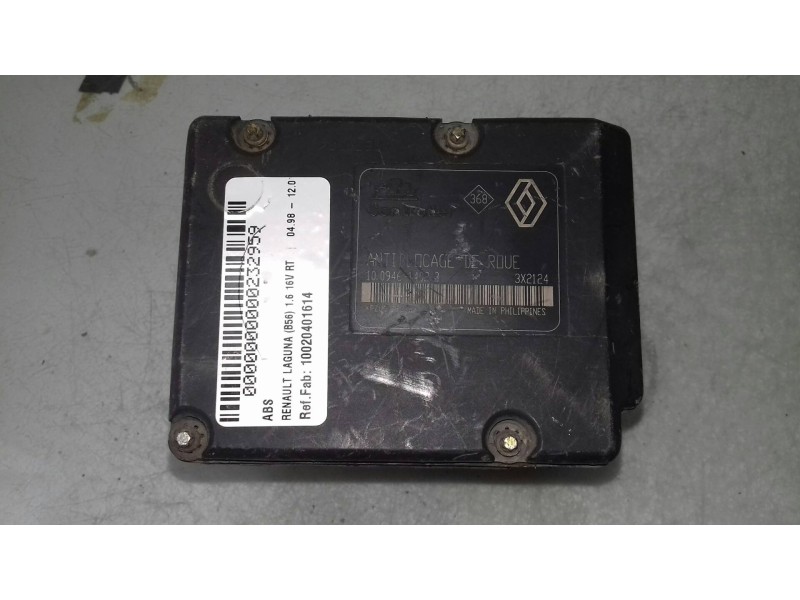 Recambio de abs para renault laguna (b56) 1.6 16v rt referencia OEM IAM 10020401614 10094614023 