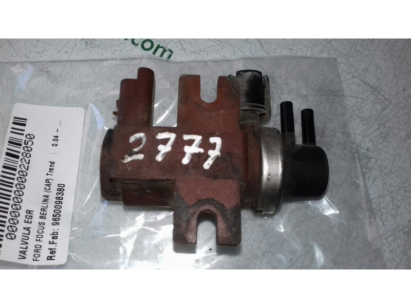 Recambio de valvula egr para ford focus berlina (cap) trend referencia OEM IAM 9650098380  