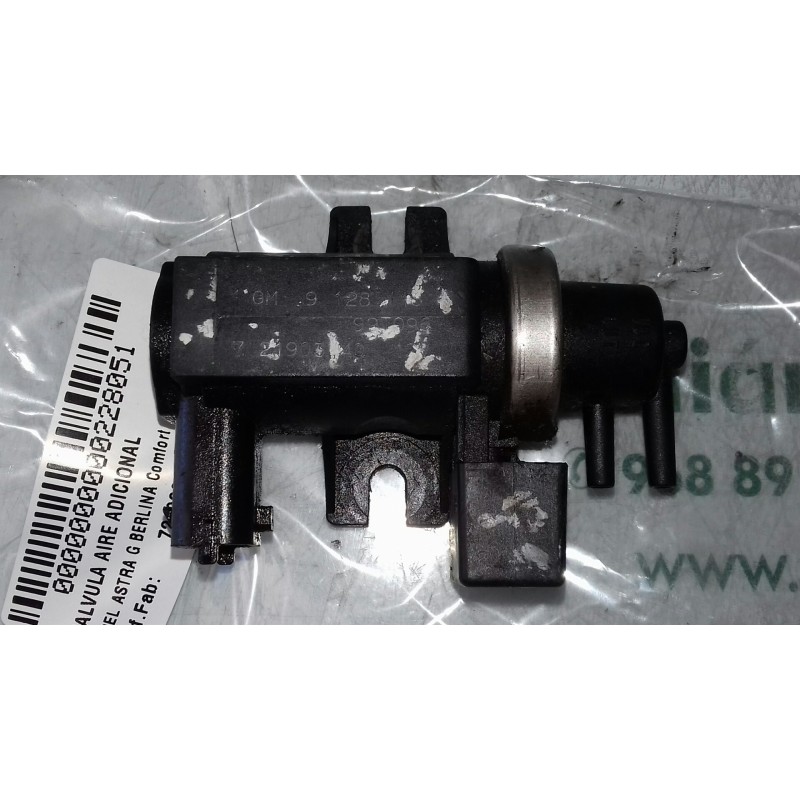 Recambio de valvula aire adicional para opel astra g berlina comfort referencia OEM IAM 72190340  