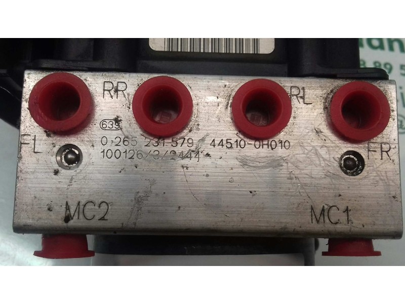 Recambio de abs para peugeot 107 urban referencia OEM IAM 445100H010 0265231579 0265800441