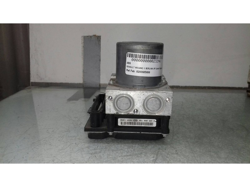 Recambio de abs para renault megane ii berlina 3p confort expression referencia OEM IAM 8200685699 0265234601 0265950728