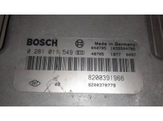 Recambio de centralita motor uce para renault scenic ii grand confort authentique referencia OEM IAM 8200391966 0281011549 BOSCH 2