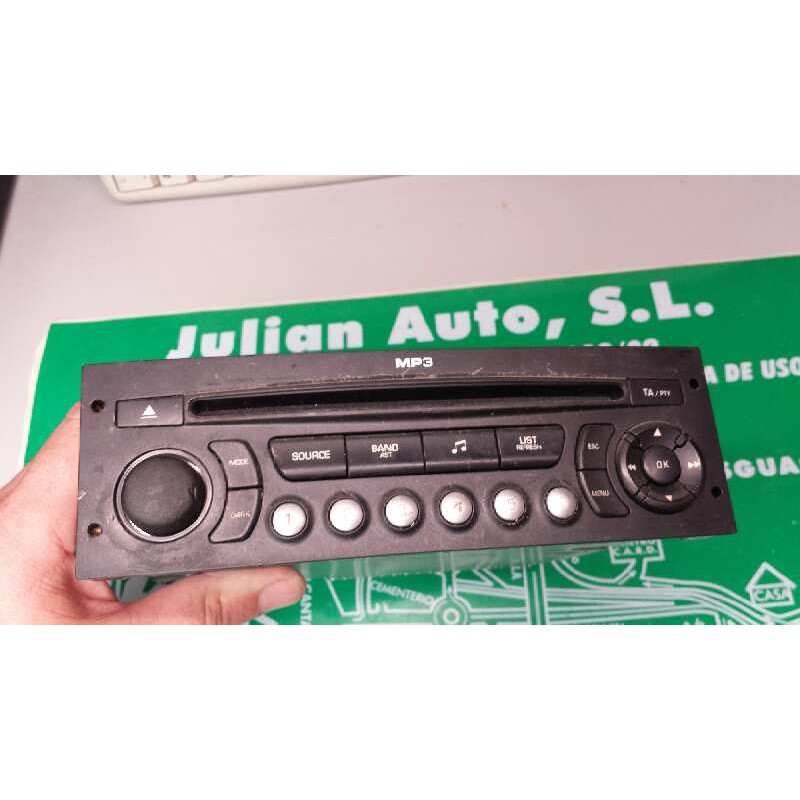 Recambio de sistema audio / radio cd para citroen c3 1.4 hdi audace referencia OEM IAM 96643698XT MP3 CONTINENTAL 