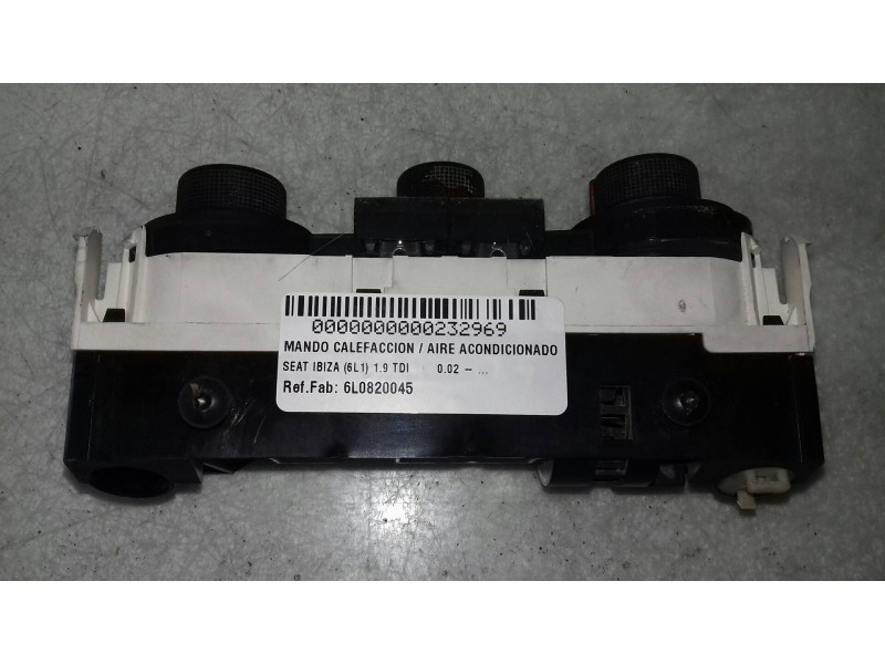 Recambio de mando calefaccion / aire acondicionado para seat ibiza (6l1) 1.9 tdi referencia OEM IAM 6L0820045  BEHR