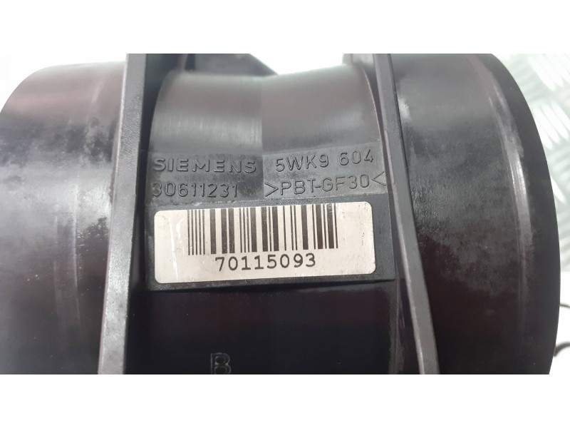 Recambio de caudalimetro para volvo s40 berlina 2.0 t referencia OEM IAM 30611231 5WK9604 SIEMENS