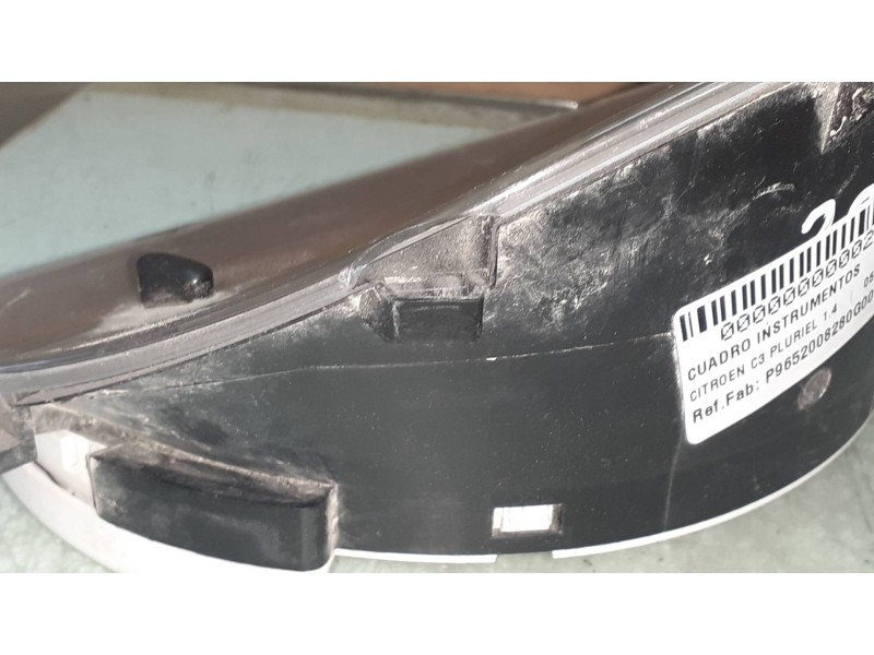 Recambio de cuadro instrumentos para citroen c3 pluriel 1.4 referencia OEM IAM 9652008280 21675597-1 SAGEM
