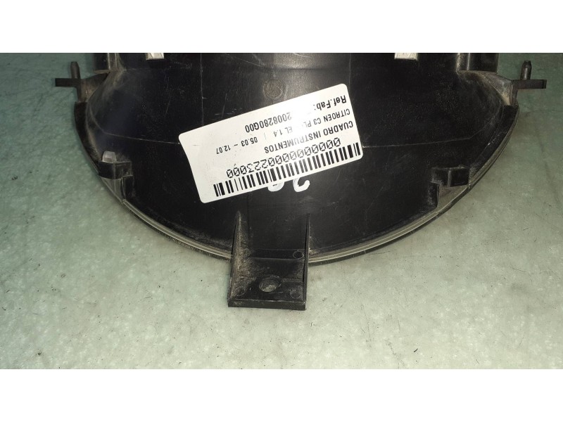 Recambio de cuadro instrumentos para citroen c3 pluriel 1.4 referencia OEM IAM 9652008280 21675597-1 SAGEM