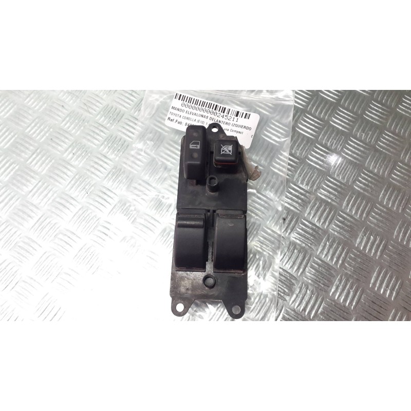 Recambio de mando elevalunas delantero izquierdo para toyota corolla (e12) 1.4 d-4d luna compact referencia OEM IAM 848200F040  