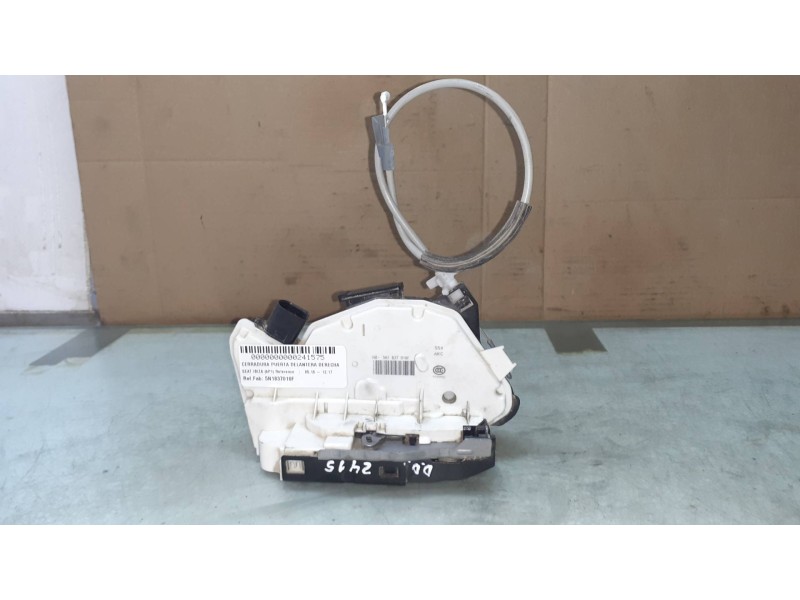 Recambio de cerradura puerta delantera derecha para seat ibiza (6p1) reference referencia OEM IAM 5N1837016F KIEKERT A046465