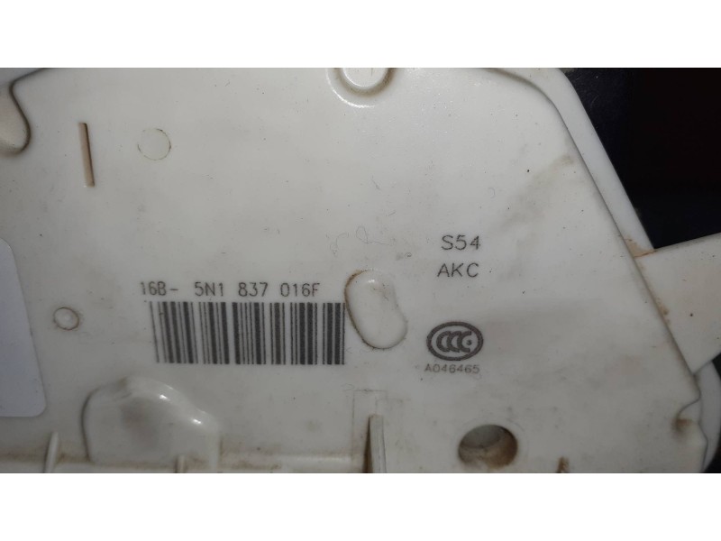 Recambio de cerradura puerta delantera derecha para seat ibiza (6p1) reference referencia OEM IAM 5N1837016F KIEKERT A046465
