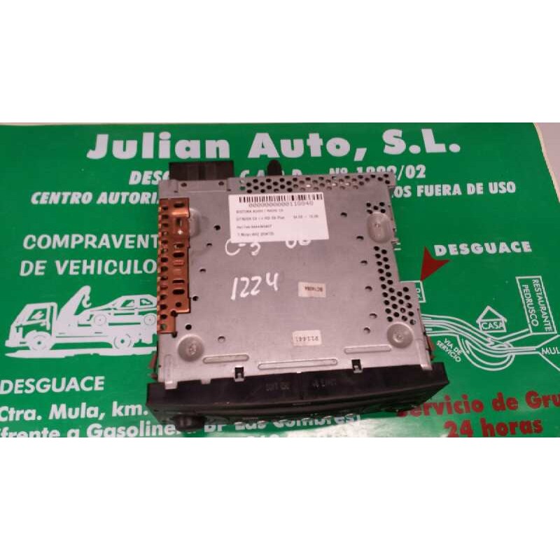 Recambio de sistema audio / radio cd para citroen c3 1.4 hdi sx plus referencia OEM IAM 96643698XT MP3 SIEMENS / VDO 