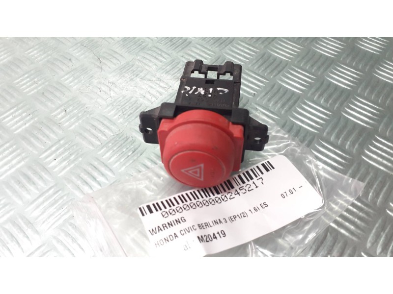Recambio de warning para honda civic berlina 3 (ep1/2) 1.6i es referencia OEM IAM M20419   Recambio de warning para honda civic berlina 3 (ep1/2) 1.6i es referencia OEM IAM M20419