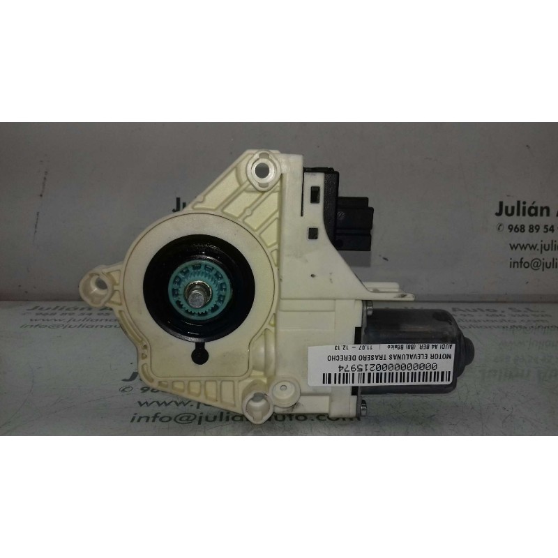 Recambio de motor elevalunas trasero derecho para audi a4 ber. (b8) básico referencia OEM IAM 8K0959812 1101965577100 BROSE