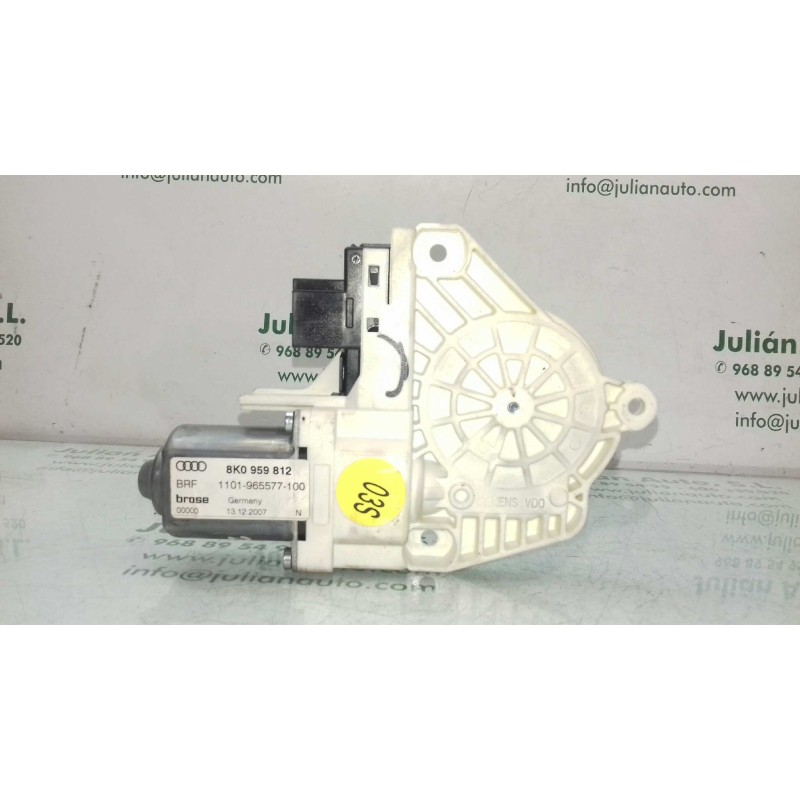 Recambio de motor elevalunas trasero derecho para audi a4 ber. (b8) básico referencia OEM IAM 8K0959812 1101965577100 BROSE