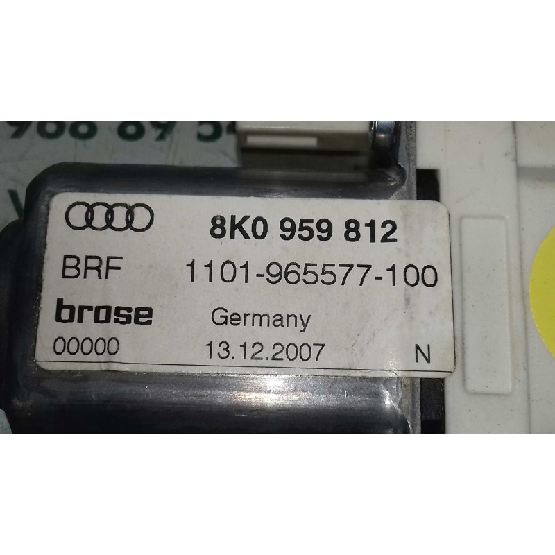 Recambio de motor elevalunas trasero derecho para audi a4 ber. (b8) básico referencia OEM IAM 8K0959812 1101965577100 BROSE