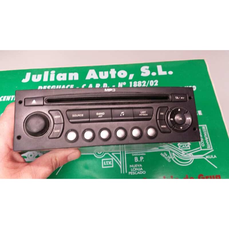 Recambio de sistema audio / radio cd para citroen c4 berlina collection referencia OEM IAM 9662925877 MP3 BLAUPUNKT 