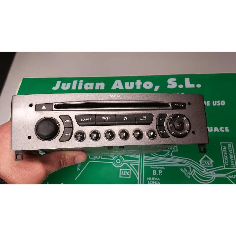 Recambio de sistema audio / radio cd para peugeot 308 sw confort referencia OEM IAM 96650206XH MP3 SIEMNES VDO 