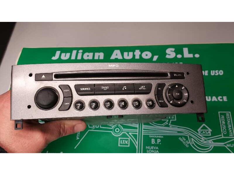 Recambio de sistema audio / radio cd para peugeot 308 sw confort referencia OEM IAM 96650206XH MP3 SIEMNES VDO 