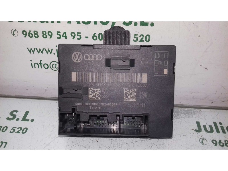 Recambio de modulo confort para audi a4 ber. (b8) básico referencia OEM IAM 8K0959794 CIERRE TRAS DECH TEMIC