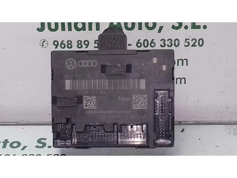Recambio de modulo confort para audi a4 ber. (b8) básico referencia OEM IAM 8K0959793B CIERRE DELT IZQ TEMIC