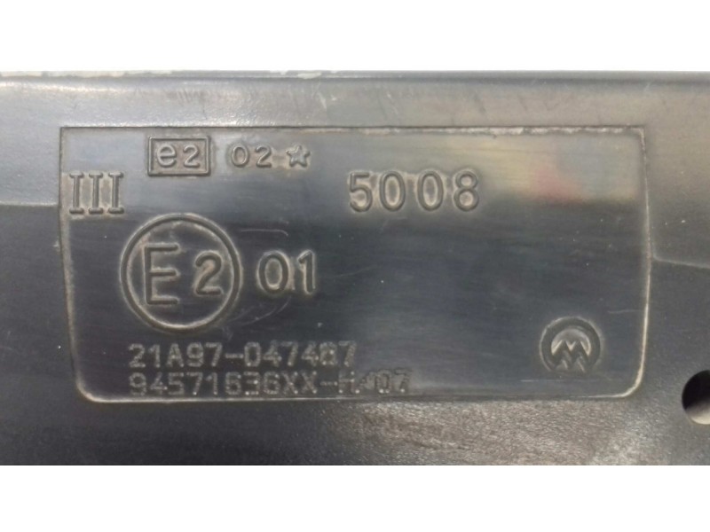 Recambio de retrovisor izquierdo para peugeot 406 berlina (s1/s2) sldt referencia OEM IAM 94571636XX  MANUAL