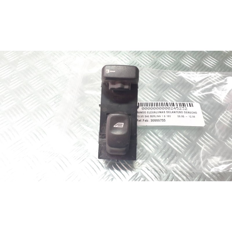 Recambio de mando elevalunas delantero derecho para volvo s40 berlina 1.8 16v referencia OEM IAM 30889755  CONECTOR 8 PINES