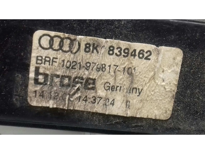 Recambio de elevalunas trasero derecho para audi a4 ber. (b8) básico referencia OEM IAM 8K0839462  ELECTRICO