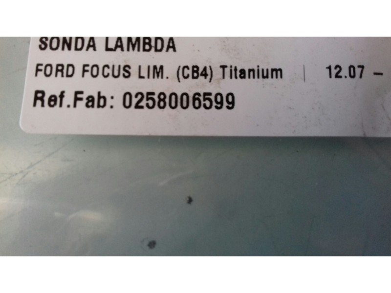 Recambio de sonda lambda para ford focus lim. (cb4) titanium referencia OEM IAM 0258006599  2 + 2 PINES