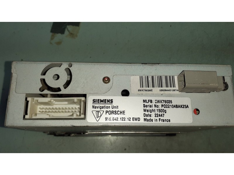 Recambio de sistema navegacion gps para porsche 911 (typ 996) referencia OEM IAM 99664212212 5WK76026 
