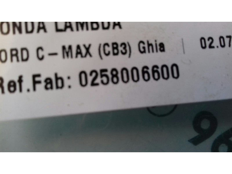 Recambio de sonda lambda para ford c-max (cb3) ghia referencia OEM IAM 0258006600  2 + 2 PINES