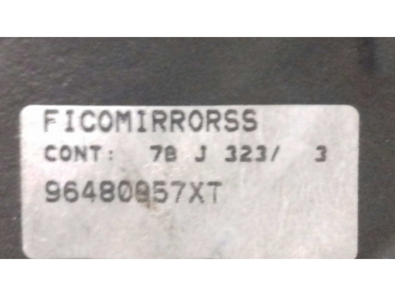 Recambio de retrovisor derecho para peugeot 206 sw xs referencia OEM IAM 96480957XT  ELECTRICO