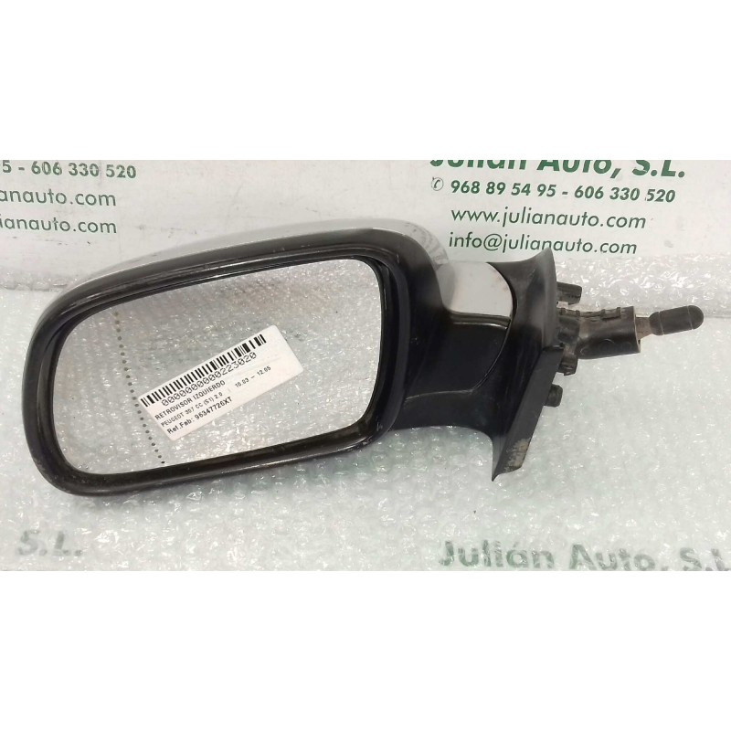 Recambio de retrovisor izquierdo para peugeot 307 cc (s1) 2.0 referencia OEM IAM 96347726XT  MANUAL