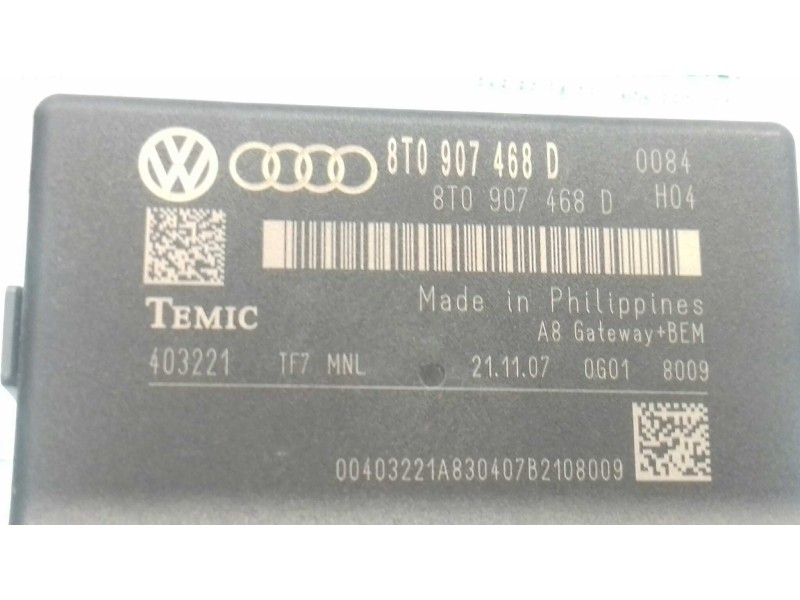 Recambio de modulo electronico para audi a4 ber. (b8) básico referencia OEM IAM 8T0907468D 403221 TEMIC