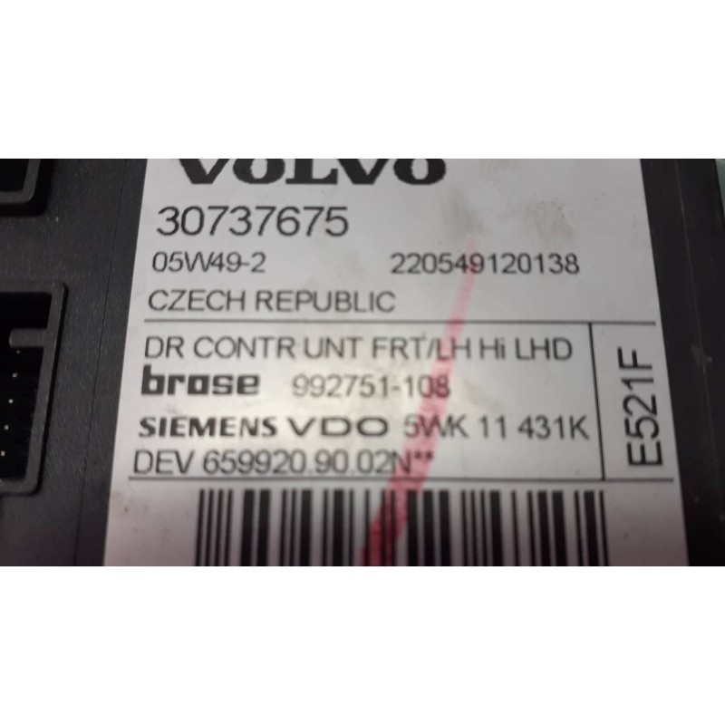 Recambio de motor elevalunas delantero izquierdo para volvo s40 berlina 2.4 kinetic referencia OEM IAM 30737675  BROSE