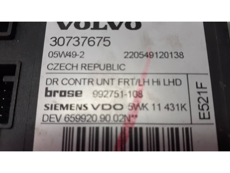 Recambio de motor elevalunas delantero izquierdo para volvo s40 berlina 2.4 kinetic referencia OEM IAM 30737675  BROSE